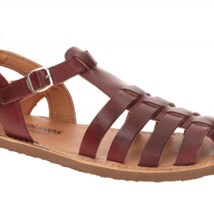 Pikolinos W0F-0934 BETERA Damen Sandale rot arcilla flexibel flach Klettversc...