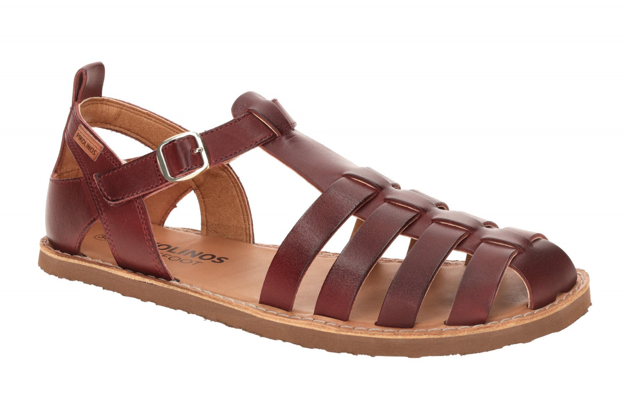 Pikolinos W0F-0934 BETERA Damen Sandale rot arcilla flexibel flach Klettversc... 1 Pikolinos W0F-0934 BETERA Damen Sandale rot arcilla flexibel flach Klettversc...