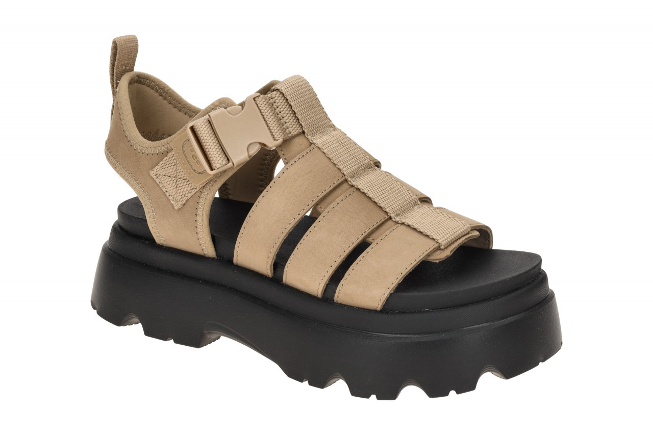 UGG 1152698 SAND Damen Sandalette CORA beige Velourleder Textil Mesh flexibel 1 UGG 1152698 SAND Damen Sandalette CORA beige Velourleder Textil Mesh flexibel