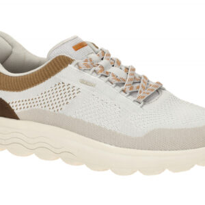 Geox U65MPE 06KEK C1999 Herren Sneakers wei?/braun - FASTin System.