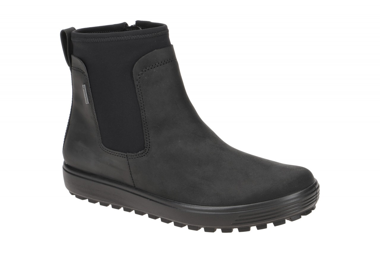 Ecco 45046351052 SOFT 7 TRED Damen Stiefeletten wasserdicht Nubuck Schwarz 1 Ecco 45046351052 SOFT 7 TRED Damen Stiefeletten wasserdicht Nubuck Schwarz