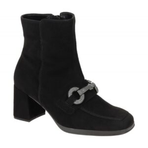 Gabor 35.693 Damen Stiefeletten Schwarz Elegant Blockabsatz