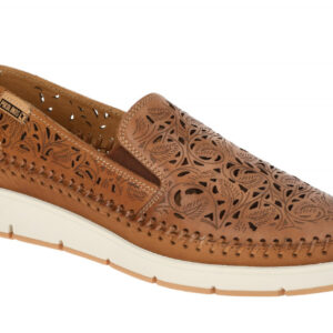 Pikolinos W8D-3896 TENERIFE Damen Slipper braun Echtleder flexibel Gummisohle
