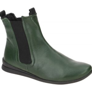 Think 477 Damen Stiefeletten Gr?n Echtleder Komfort Fu?bett