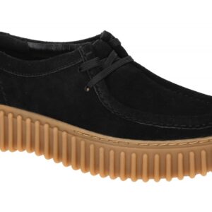 Clarks 26172044 4 TORHILL BEE Damen Plateau Mokassin Schwarz bequeme Schn?r-H...