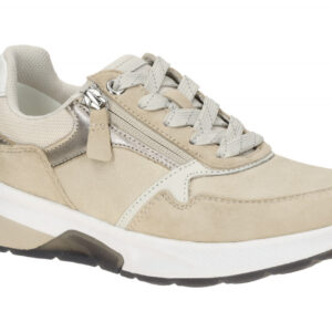 Gabor 86.847.33 ROLLINGSOFT Bequeme Schn?r-Halbschuhe beige/puder Wechselfu?bett