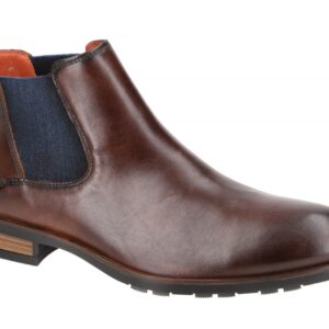 LLOYD 23-657-33 JONAH Herrenstiefelette braun brandy Glattleder Gummisohle Bl...