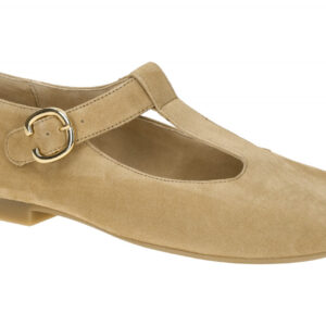 Paul Green PG 1203-019 Beige Dakar Damenschuhe Ballerina T-Steg Mary Jane