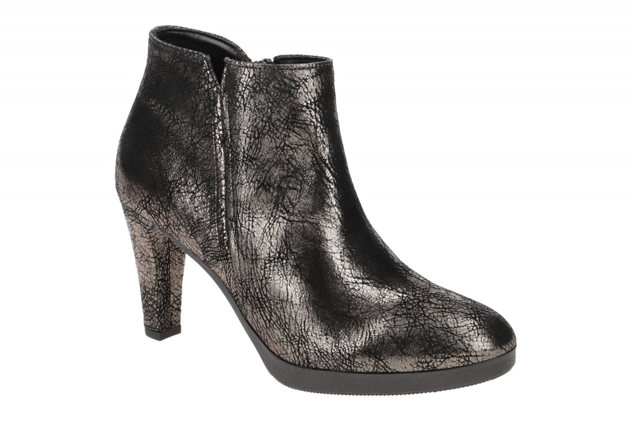 Gabor Damen Stiefeletten 35.890.69 in Schwarz / Altsilber - Echtleder, Rei?ve... 1 Gabor Damen Stiefeletten 35.890.69 in Schwarz / Altsilber - Echtleder, Rei?ve...