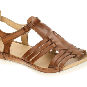 Ecco 244233 Flash Roman Sandal Damen Riemchen Sandale Braun Saddle Flexibel &...