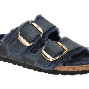 Birkenstock Arizona Shearling Pantolette 1023139 Blue Midnight