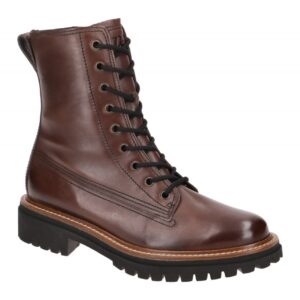 Paul Green Damen Stiefeletten 9768-05x Braun Saddle Elegant Echtleder Kaltfutter