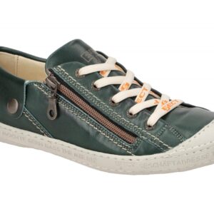 Eject 13001.012 DASS Damenschuhe gr?n Sneaker glattleder herausnehmbare Sohle