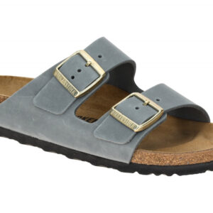 Birkenstock Damen Pantoletten ARIZONA BS 1029253 Basalt Gray Echtleder Fu?bett
