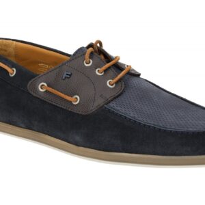 Floris van Bommel FvB 30299-41-01 Dark Blue Herren Mokassin Halbschuhe Echtle...