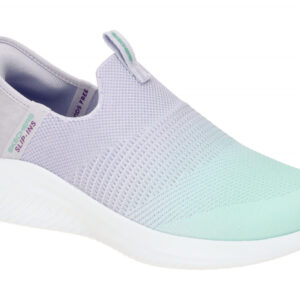 Skechers 150183 LVTQ Damen Slipper Gr?n Lavendel T?rkis Air Cooled Memory Foam