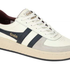 Gola Grand Slam Classic CMB117WX Offwhite/Navy/Burgundy Sneaker mit Gummisohle