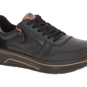 ara 12-27540 01 SAPPORO 3.0 Damen Schn?r-Halbschuhe Schwarz Extra Weit