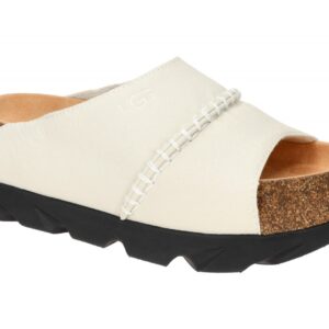 UGG 1152695 OWH Damen Pantolette off white Echtleder flexibel leicht Plateau