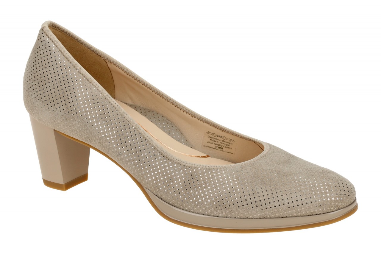 ara 12-23436 18 ORLY-HIGHSOFT Damenschuhe Grau Sand Echtleder Pumps mit High ... 1 ara 12-23436 18 ORLY-HIGHSOFT Damenschuhe Grau Sand Echtleder Pumps mit High ...