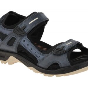 Ecco Herren Sandale 06956402415 in Blau Ombre mit Receptor Profil Gummisohle