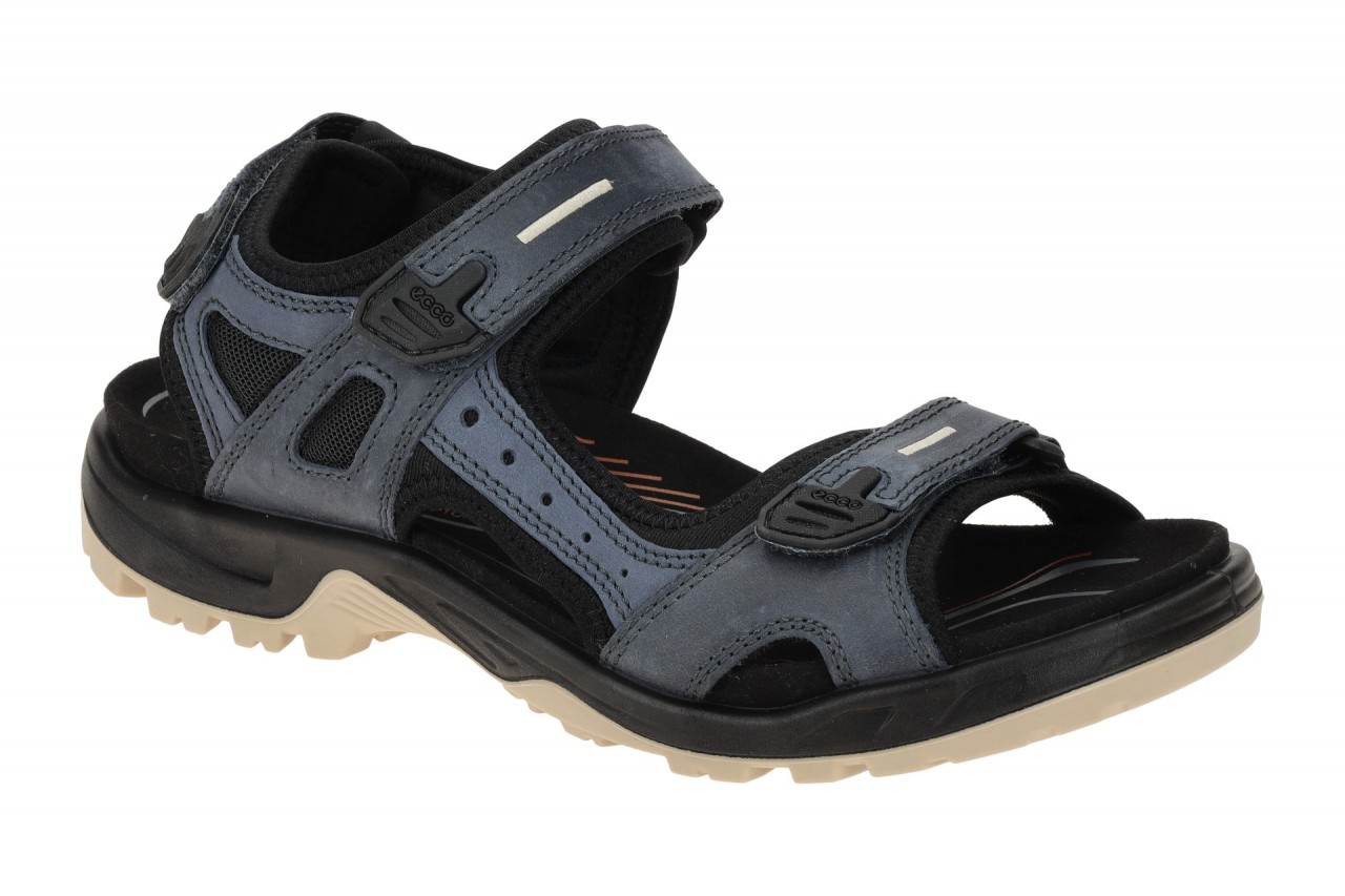 Ecco Herren Sandale 06956402415 in Blau Ombre mit Receptor Profil Gummisohle 1 Ecco Herren Sandale 06956402415 in Blau Ombre mit Receptor Profil Gummisohle