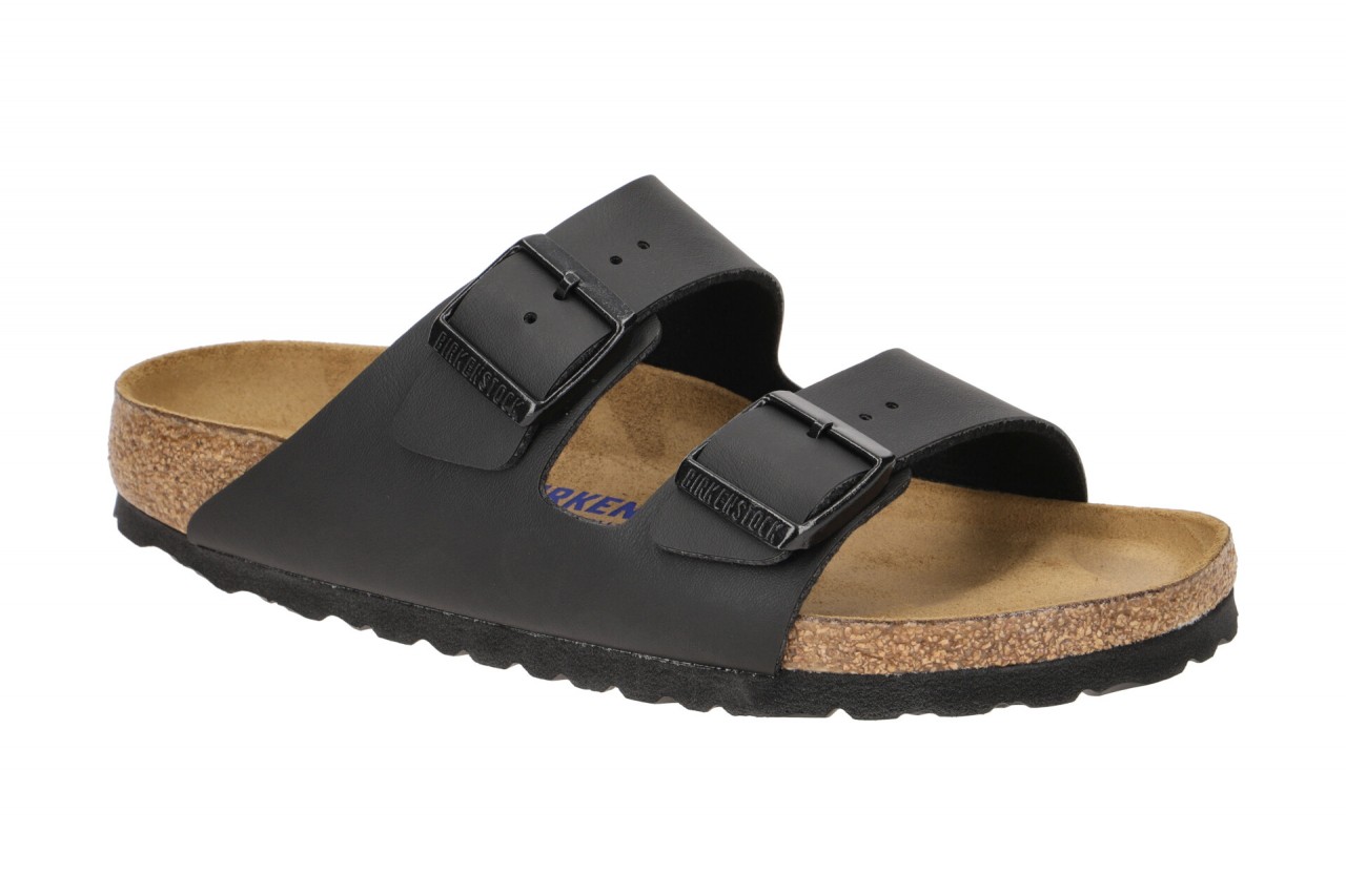 Birkenstock 551253 Arizona BS Pantoletten Schwarz Synthetik Anatomisches Fu?bett 1 Birkenstock 551253 Arizona BS Pantoletten Schwarz Synthetik Anatomisches Fu?bett