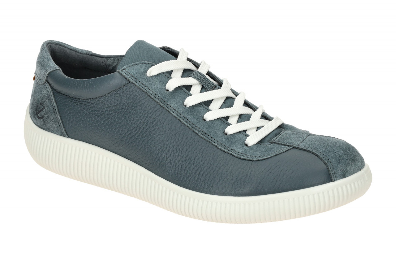 Ecco 53775458005 Herren Sneaker Blau Pavement - Flexibel & Komfortabel 1 Ecco 53775458005 Herren Sneaker Blau Pavement - Flexibel & Komfortabel