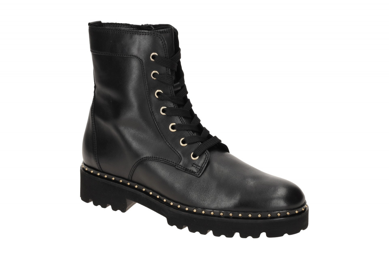 Gabor 51.751 Damen Stiefeletten Schwarz Gold Nieten Echtleder Best Fitting 1 Gabor 51.751 Damen Stiefeletten Schwarz Gold Nieten Echtleder Best Fitting