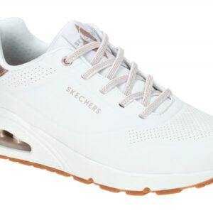 Skechers 155196 WHT Damen-Sneaker Wei? mit Memory Foam-Fu?bett