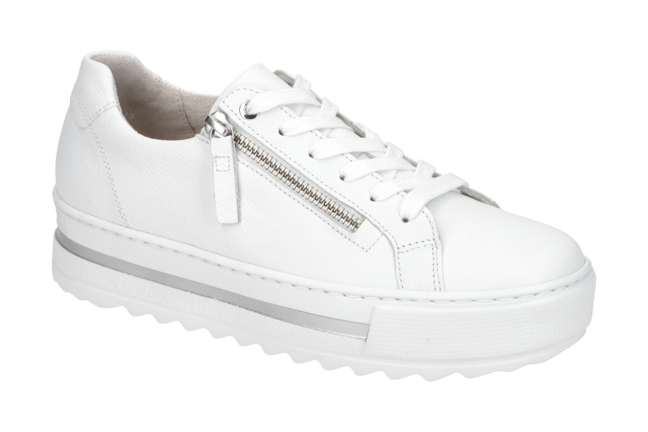 Gabor 86.498 Damen Sneaker Wei? Echtleder Flexibel Plateau 1 Gabor 86.498 Damen Sneaker Wei? Echtleder Flexibel Plateau