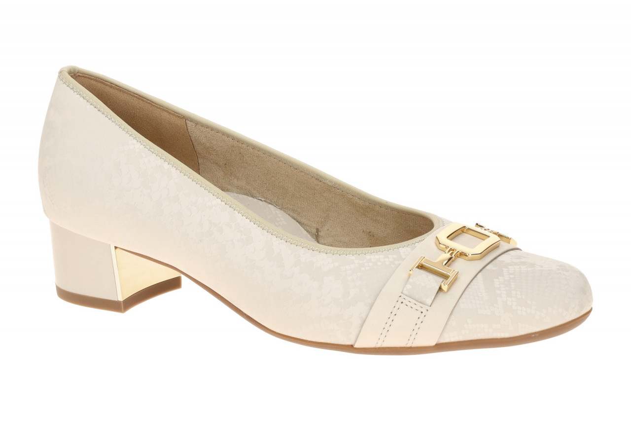 ara Damenschuhe Pumps 12-35832 05 NIZZA 2.0 creme-wei? Gold Glanz 1 ara Damenschuhe Pumps 12-35832 05 NIZZA 2.0 creme-wei? Gold Glanz