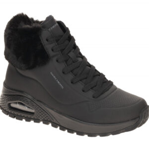 Skechers 167274 BBK Uno_Rugged_D Damen Mid Cut Sneaker black mit Air Cooled M...
