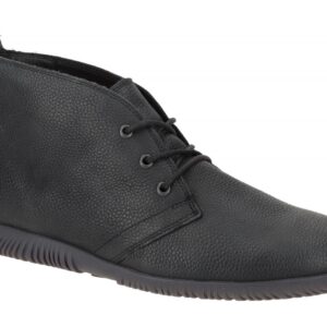 Think 000727 HAUKI Herrenschuhe Schwarz - bequeme Schn?r Halbschuhe