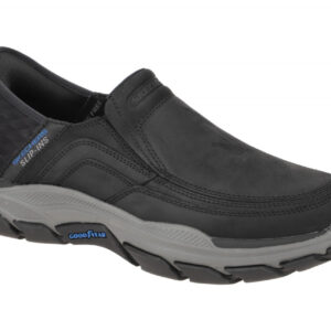 Skechers 204810 BLK Herren Slipper - RESPECTED ELGIN Schwarz Air Cooled Memor...