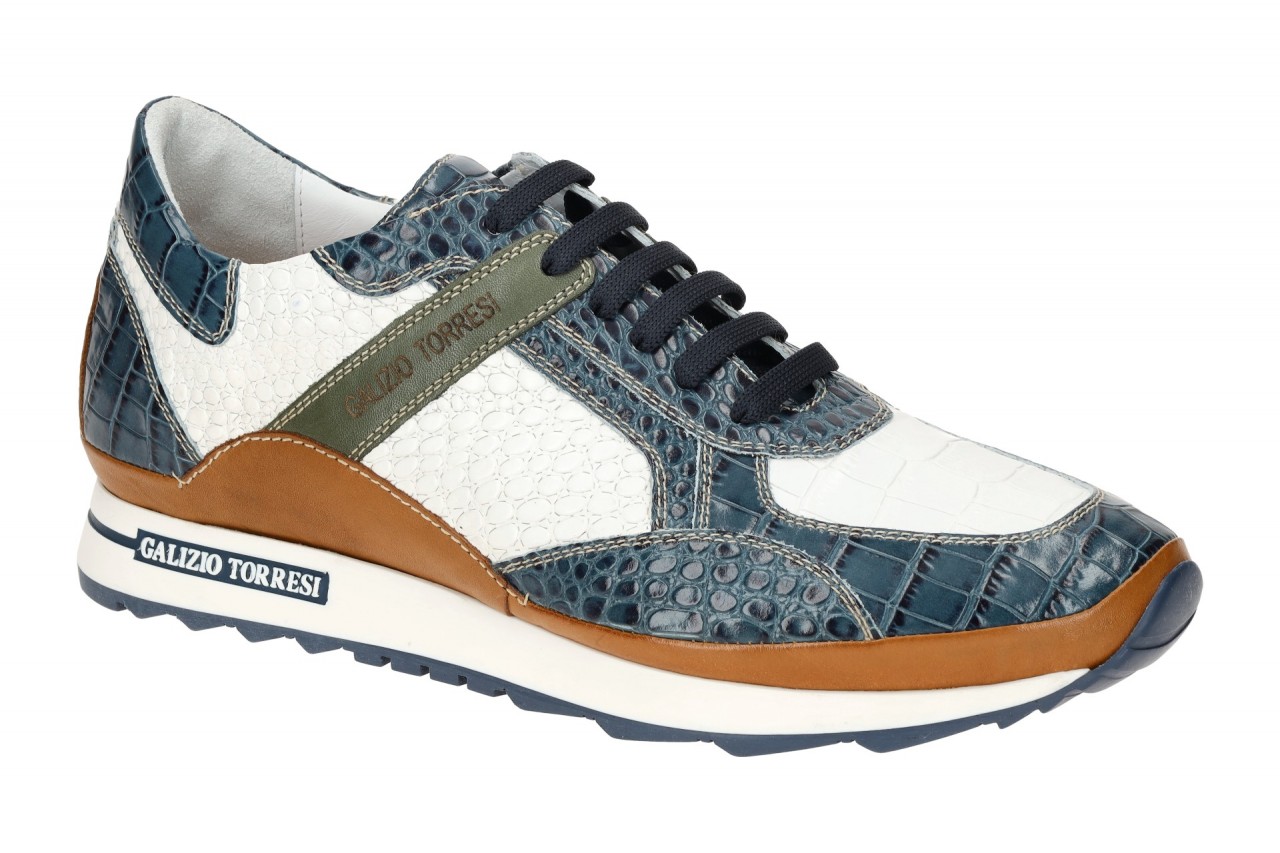 Galizio Torresi Herrenschuhe 417010 Sneakers Wei? - celeste / bianco Echtlede... 1 Galizio Torresi Herrenschuhe 417010 Sneakers Wei? - celeste / bianco Echtlede...