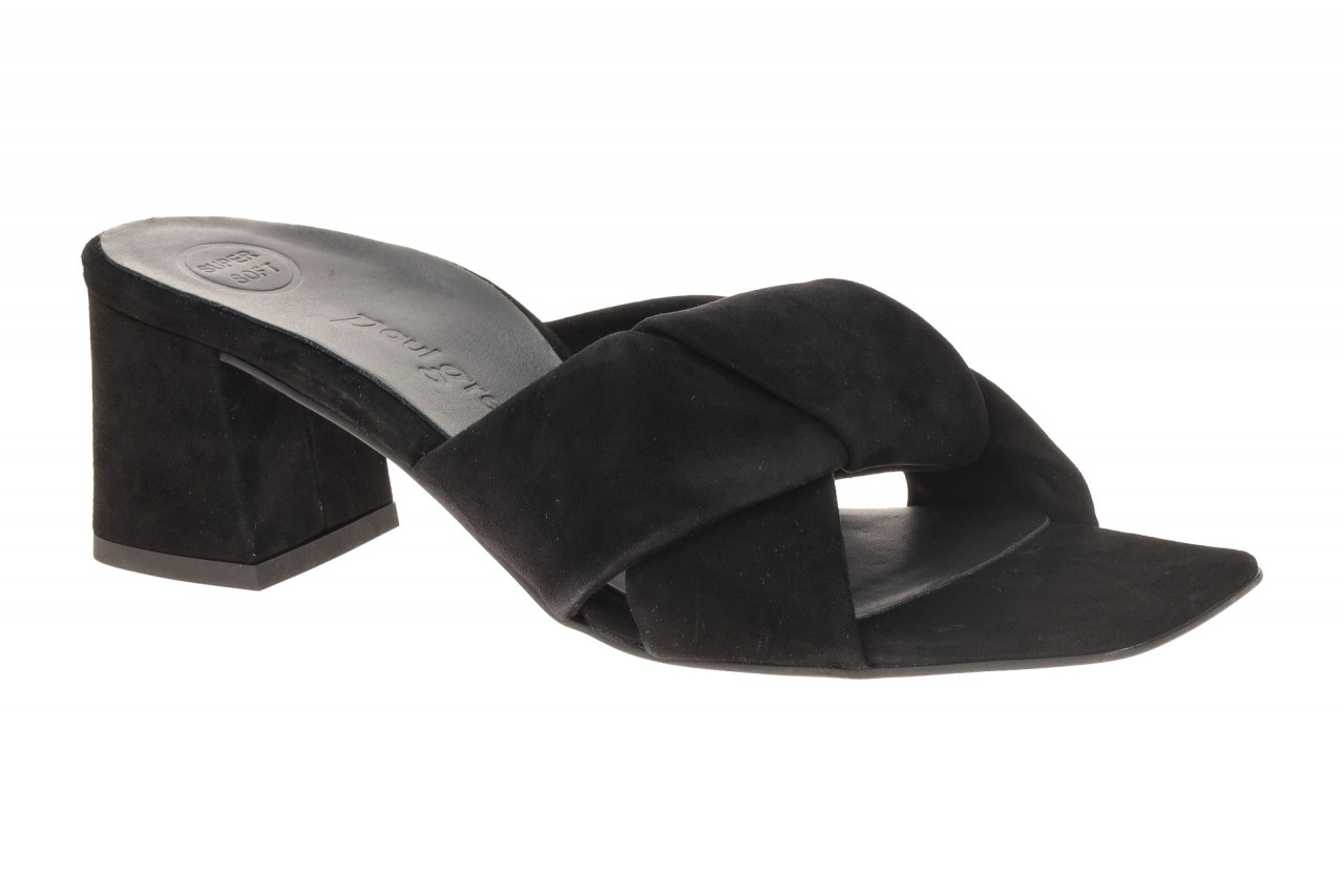 Paul Green Damen Pantoletten 6127-020 Schwarz Echtleder Blockabsatz 1 Paul Green Damen Pantoletten 6127-020 Schwarz Echtleder Blockabsatz