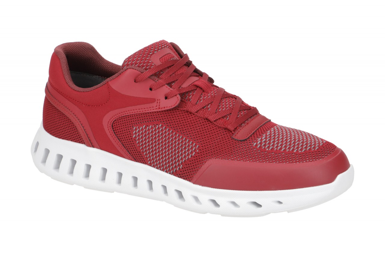 Geox U35DYA 06K11 C7004 Herrensport-Halbschuhe rot dk red Knit.Text + Leder F... 1 Geox U35DYA 06K11 C7004 Herrensport-Halbschuhe rot dk red Knit.Text + Leder F...