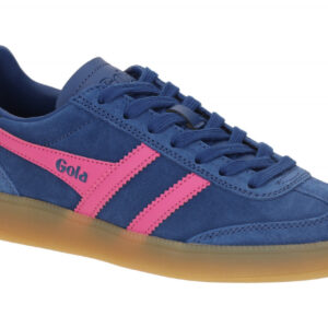 Gola CLB735EK Viper Damenschuhe Sneaker blau pink navy gum Velourleder Glattl...