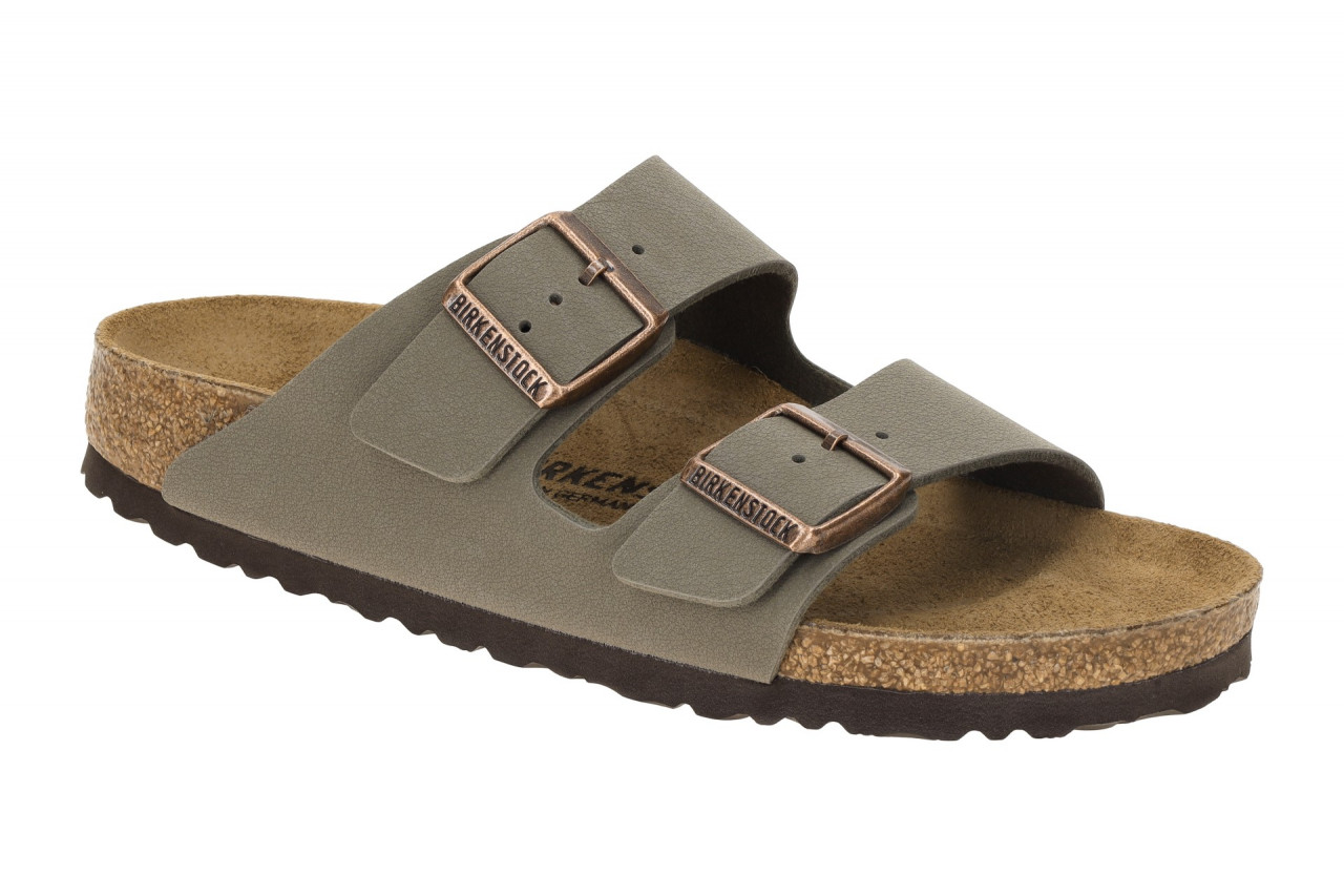Birkenstock 151213 ARIZONA BS Damen Pantoletten grau Stone Anatomisches Fu?bett 1 Birkenstock 151213 ARIZONA BS Damen Pantoletten grau Stone Anatomisches Fu?bett