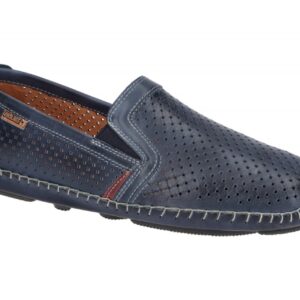 Pikolinos 09Z-3100 Blue Slipper Herrenschuhe - Echtleder, bequem & weich gepo...