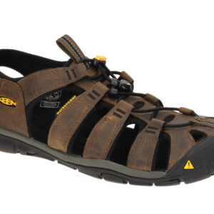 Keen 1013106 Clearwater CNX Leather Herren Sandale Braun Dark Earth/Black sch...