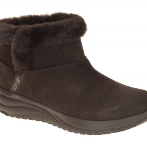 Skechers 144740 CHOC Damen Stiefeletten - sportliche Schlupf Boots in Chocola...
