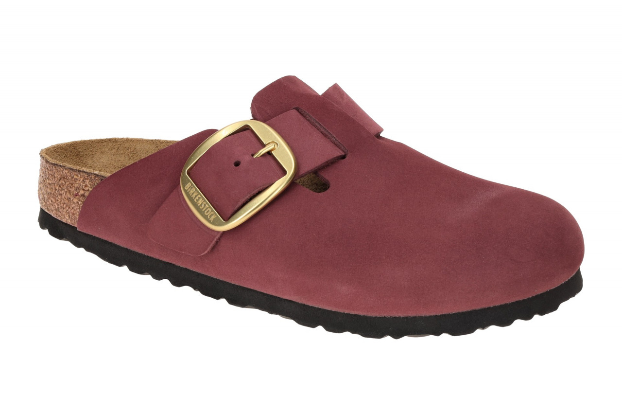 Birkenstock 1028058 Boston Big Buckle Damen Clogs Rot - berry crush, Echtlede... 1 Birkenstock 1028058 Boston Big Buckle Damen Clogs Rot - berry crush, Echtlede...
