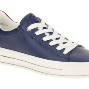 ara 12-23003 91 Canberra 3.0 Damen Halbschuhe Blau Ink/Cherry Bequeme Schn?rs...