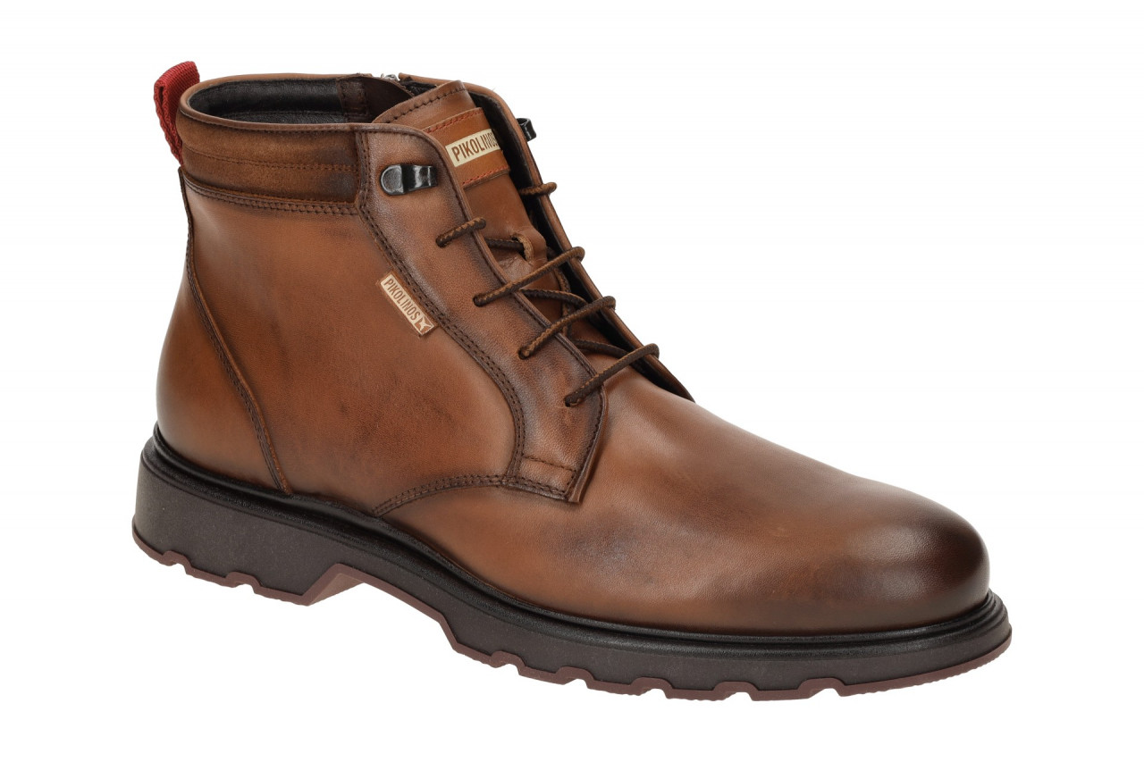 Pikolinos M8U-8216C1cuero Herren Stiefelette - Echtleder Braun - LINARES 1 Pikolinos M8U-8216C1cuero Herren Stiefelette - Echtleder Braun - LINARES