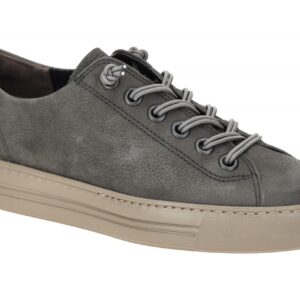 Paul Green Damen Halbschuhe Sneaker 4081-48 Grau Iron XL ExtraLight Gummisohle