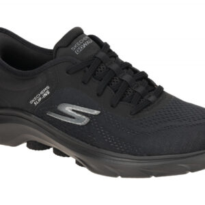 Skechers 125233 BBK GO WALK 7 - VALIN Damenschuhe schwarz Vegan Air Cooled Me...