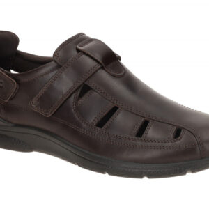 Ecco 51176401667 Irving Fisherman Herren Sandale Braun Potting Soil PU-Sohle