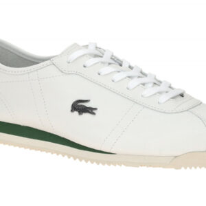 Lacoste Herrenschuhe CLUB LOW 1265 wei?/gr?n Sneakers Echtleder flexibel